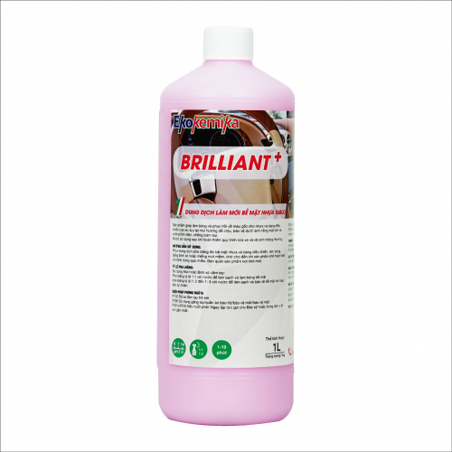 Dung dịch làm bóng bảo dưỡng nhựa, da Brilliant-1L