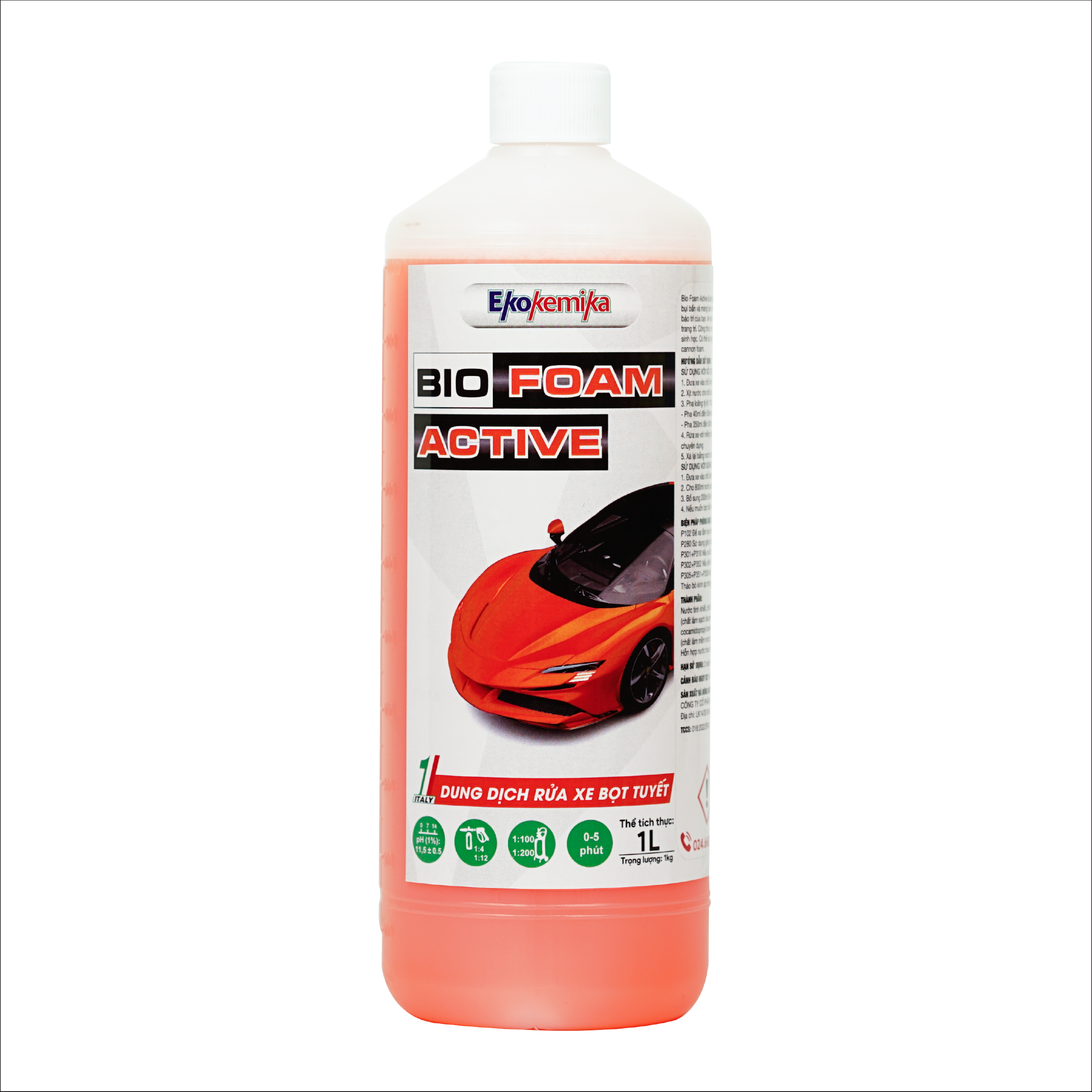 Dung dịch rửa xe bọt tuyết BIOFOAM ACTIVE-1L