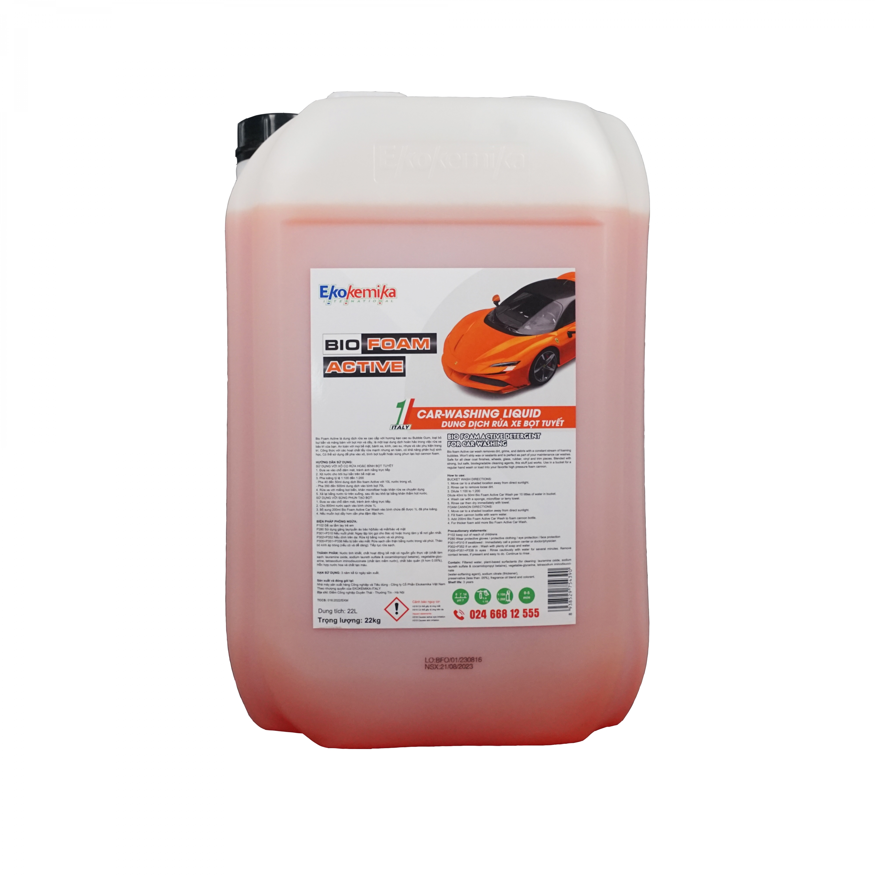 Dung dịch rửa xe bọt tuyết BIOFOAM ACTIVE-22L